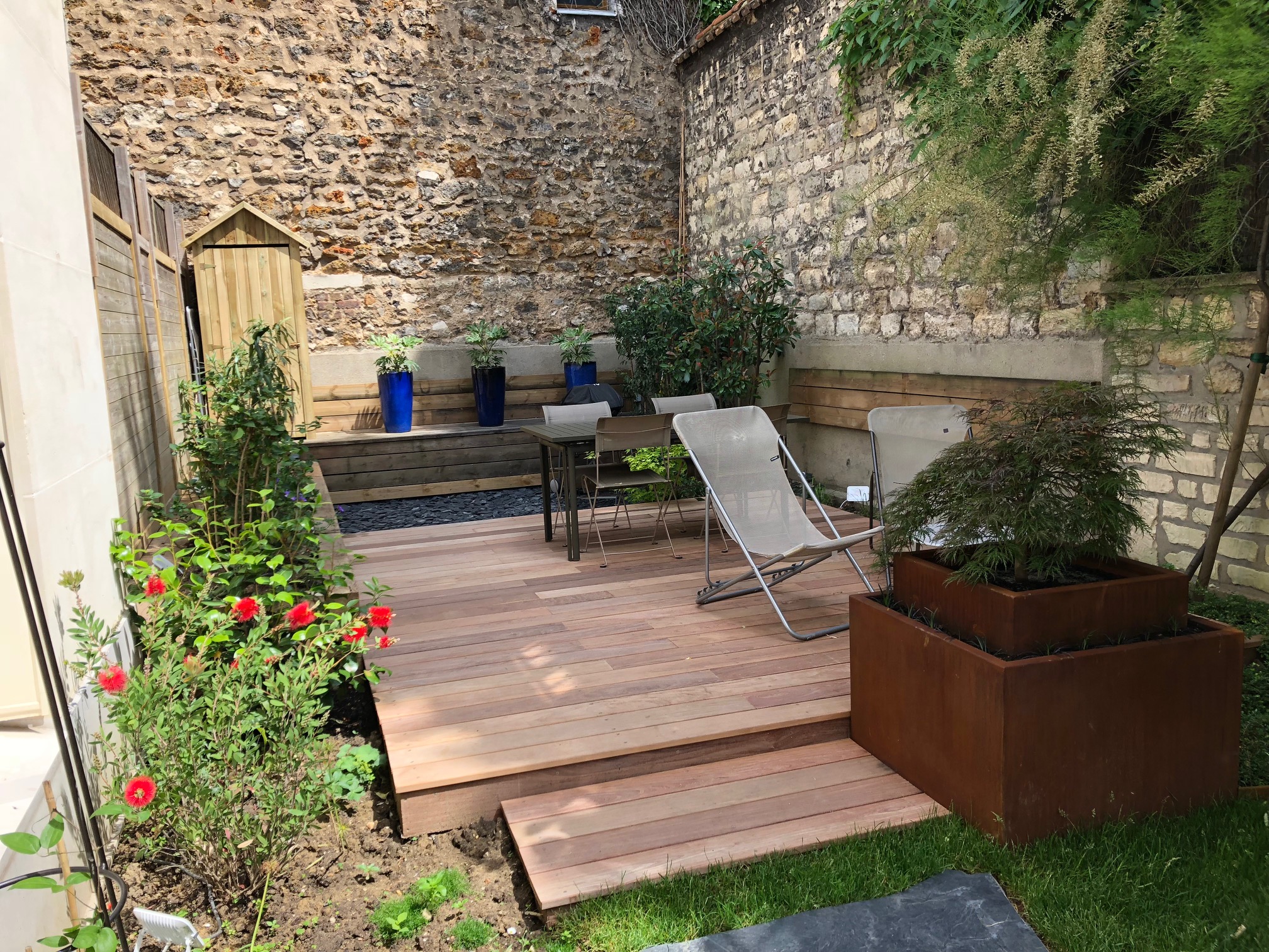 aménagement de petit jardin de ville