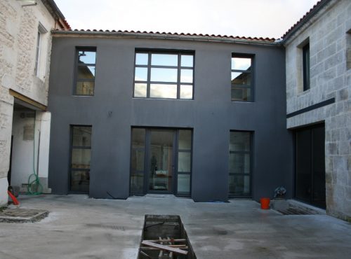 Patio avant transformation